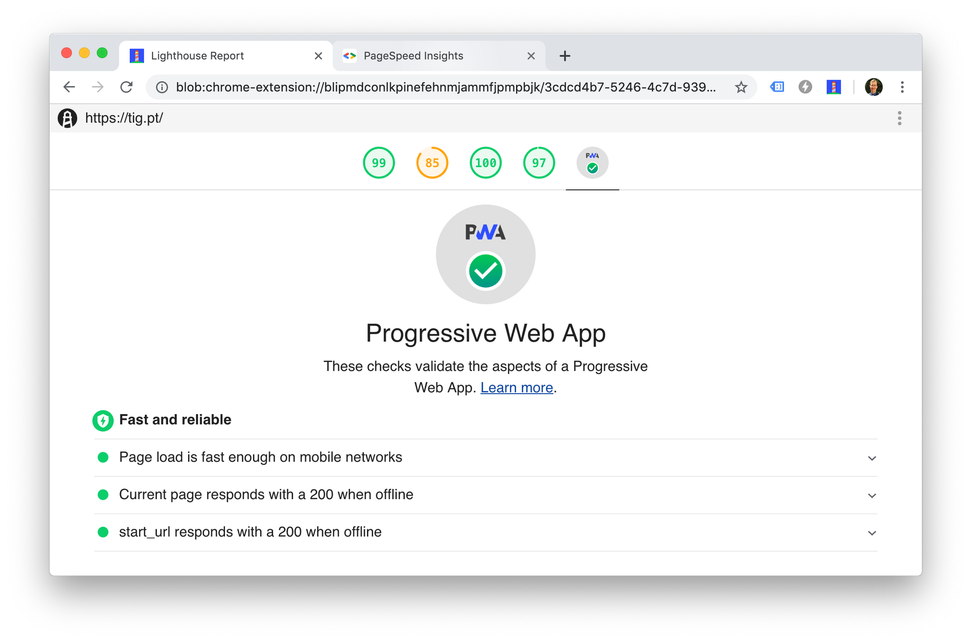 Enable PWA on Ghost blog