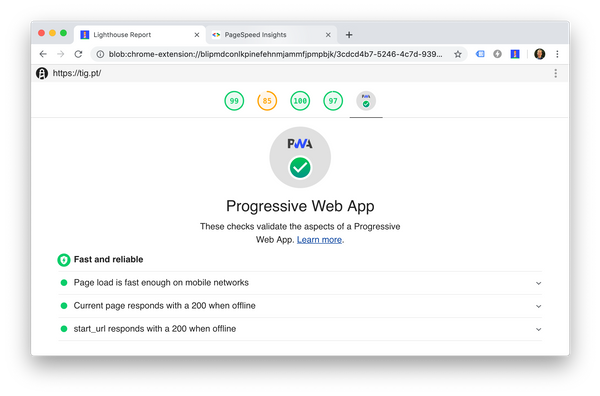 Enable PWA on Ghost blog